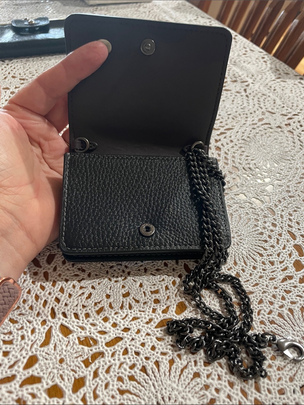 Coach mini wallet on chain - Picture 6 of 9
